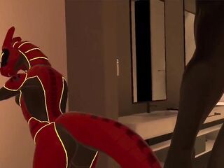 Juno Plays Anthro Heat in VR Part two