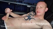 Ginger scally cums in undies