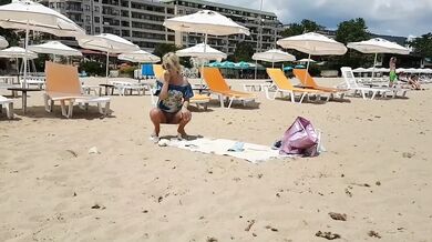 Hot girl public beach masturbate-A stranger gives him first anal