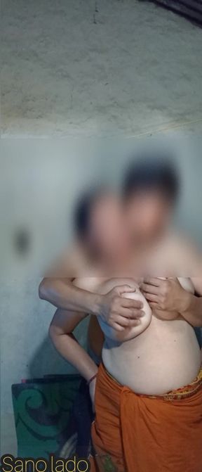 Playing with My Step Stepsister's Big Boops and Nipple Clear Nepali Audio Part 1
