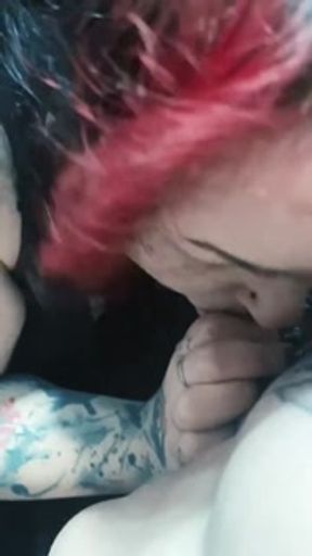 An Italian blowjob!