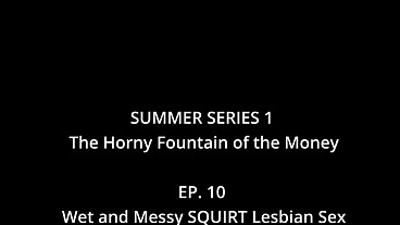 Lesbian squirt & messy fuck in the jacuzzi