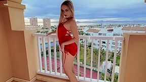 Erika Heiss Scarlet Stripdown