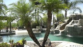 Biphoria - Hot GF Catches BF Wt Hunk N' She Joins in on the Fun