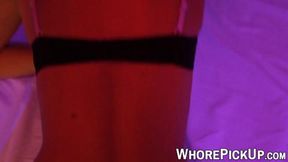 Masked escort gives intense POV blowjob
