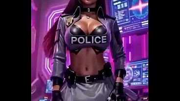 police officer dance (Ai animation)