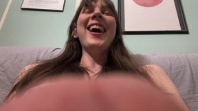 Giantess Shoves You In Her Pisshole and Masturbates (mp4)