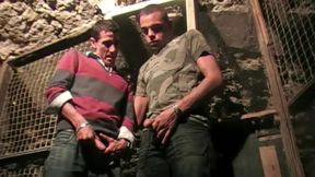 250 sexy gay fucked by 2 big dick of scallly boy in basement