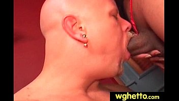 Ghetto whores try white cock 6