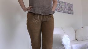 Bavarian Lederhosen: Ass Sniffing and Cumming on My Ass! Lady Victoria Valente