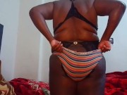 Teasing You and Wearing My Lingerie and Pantes.