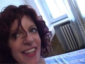 Double penetration for the milf slut