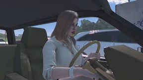 Dodge Caravan Cranking Template - Paige in Slingback Pumps 1080p