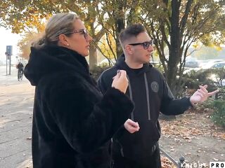 German mother I'd like to fuck with Huge Melons Helps Dumb Lost American