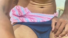 Desi transgender masterbation in room