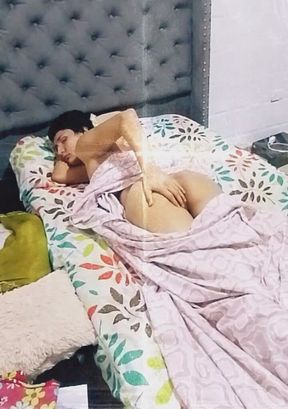 Old Video, Someone Records Me Sleing Naked and My Cock Gets Hard Part 1 Femboy Hard Cock