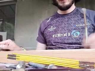 Playing On My New & Fresh Diddley Bend (One-String Guitar) #03