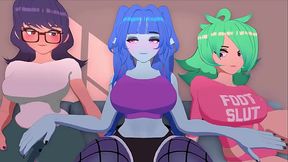 Animation of x