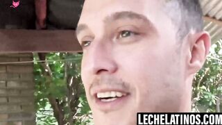 LecheLatinos.com - Etched latino Nacho and Kendro's wild sex acts for cash