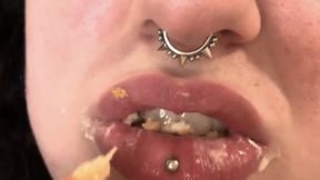 Alternative Chick Devours Girls That She Turned Into Fast Food