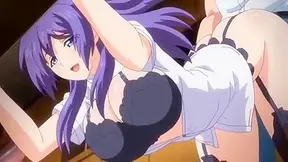 Mankitsu Happening 3 - Lucky pervert is hentai ass fucking busty employee at the store