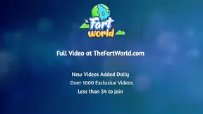 Sexy Latina Destiny teases with her powerful anal gape fart