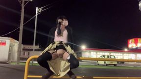 Self-training No. 41: Tackle Pussy Exposure in Progress at Shopping Mall Parking Lot