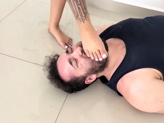 FEMALE DOMINATION - Lick And Clean My Dirt Soles Feet