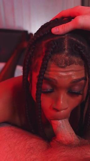 Black Tgirls: Gorgeous Eros Gets Drilled