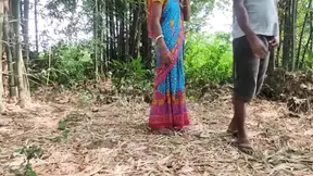 Two guys gangbang me on a bamboo forest trek