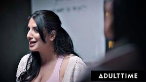 ADULT TIME - LESBIAN SEX ADDICTS GROUP ORGY! Sarah Arabic, Reagan Foxx, Little Puck & MORE!