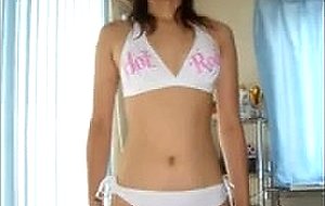 Cute chinese girl solo