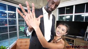 Tall Charmer Dre Strong Goes Deep On Clara Trinity�s Asian Pussy!