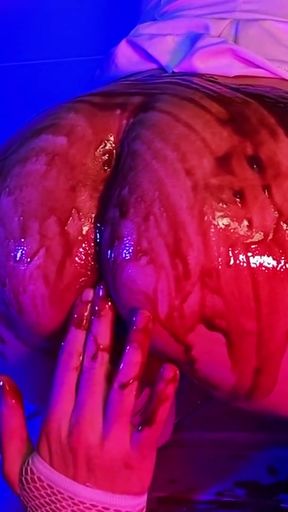 SISSY slut licks my CHOCOLATE ASS   Clip 2