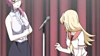 Pregnant anime babes get wild in a group sex frenzy with some hot anime action