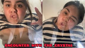 Encounter with the glass and my tits