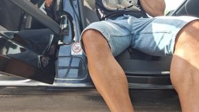 Public Car Jerk Off - I Love Stroking My Hard Cock Where Anyone Can See