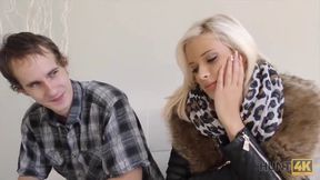 Neighbor guy becomes cuckold when sells his gf