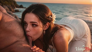 Sperm party on the beach. My ass for all willing pissies [AI]