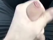 Cumming in the backseat of an Uber