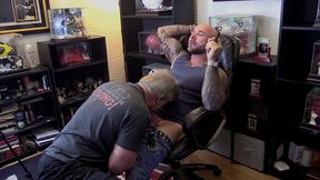 jason collins blowjob while smoking a cigar in my trophy room!