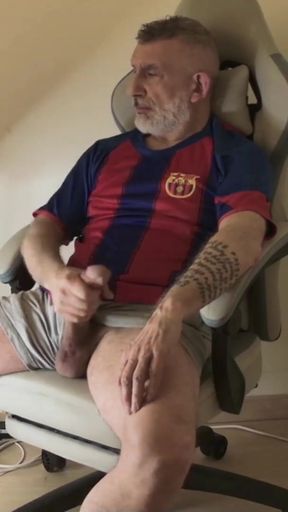 Must-share moment from &quot;Mature Hung Big Cock Daddy Playing at the Desk&quot;