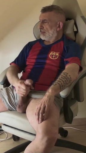 Must-share moment from &quot;Mature Hung Big Cock Daddy Playing at the Desk&quot;