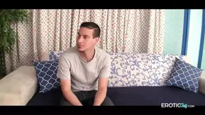 Hot milf with huge tits fills her hungry pussy with a young hitchhiker