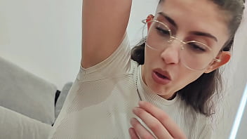 FEMDOM REAL SWEATY ARMPITS SNIFFING FETISH FEMALE DOMINATION