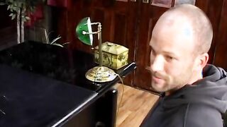 Bi guy and Beauty Cutie share blowing 1 big penis