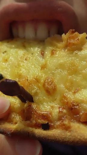 Giantess Pizza Dinner Takes a Wild Turn Tiny Man Becomes the Topping