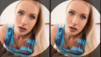 POV gym sex with curvy blonde Angelika Grays in VR