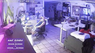 guest room homie caught masturbating off in briefs