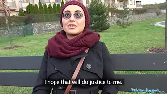 Public Porn Afghan beauty pays to fuck a big cock